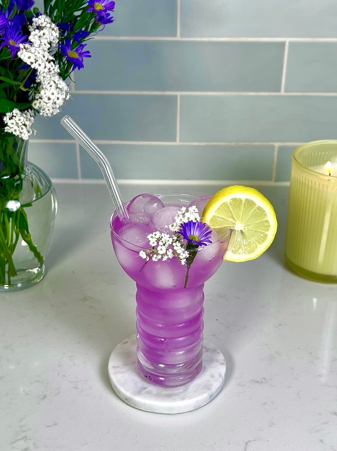 Violet Vodka Lemonade
