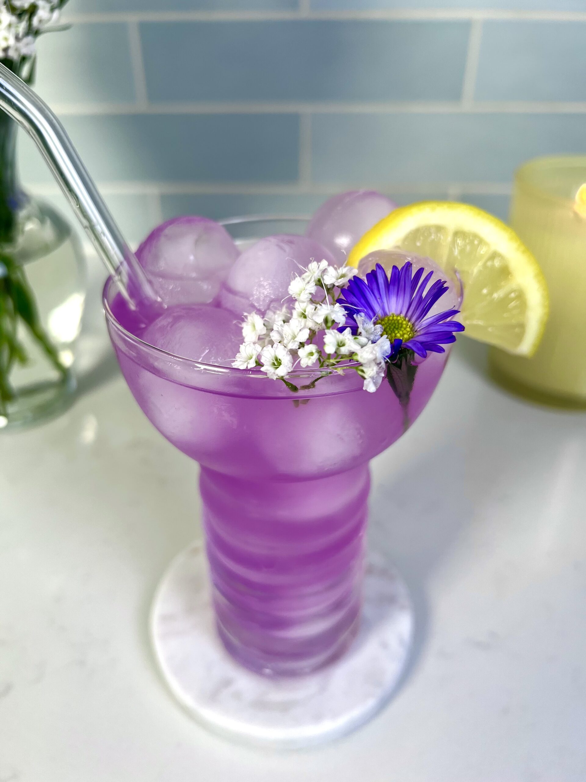Violet Vodka Lemonade