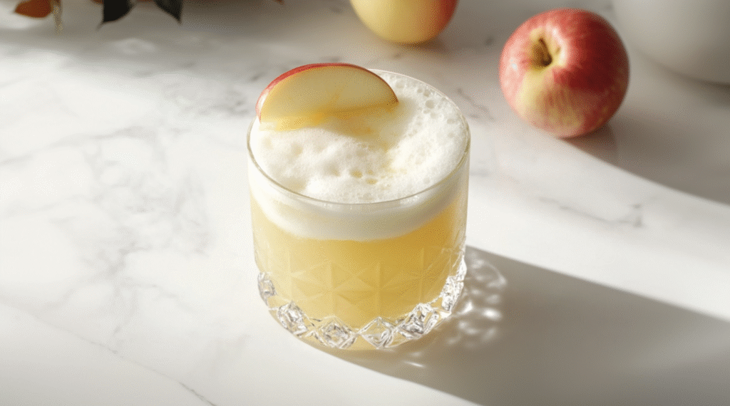 Apple Honey Sake Sour