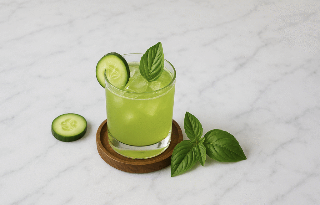 Basil Cucumber Mezcalita
