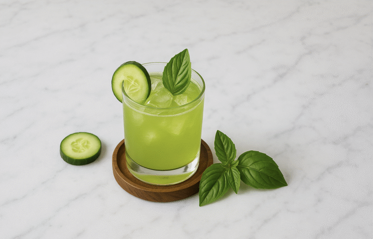 Basil Cucumber Mezcalita