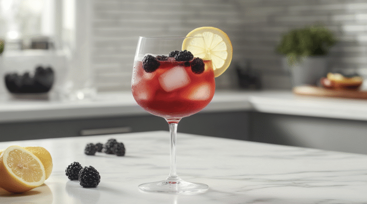 Blackberry Moscato Cocktail