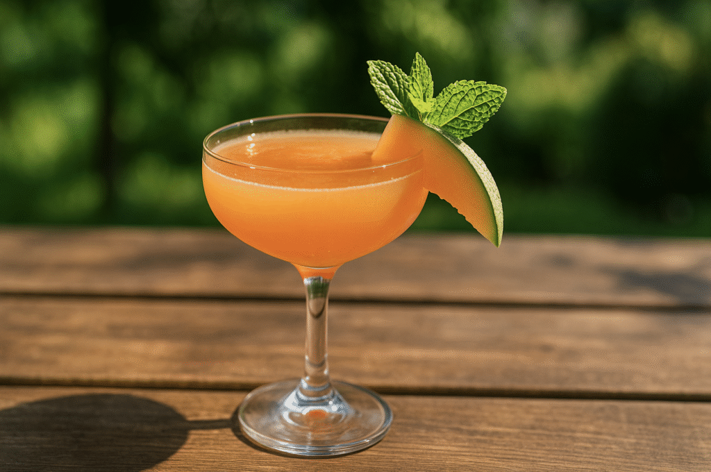 Cantaloupe Ginger Cocktail