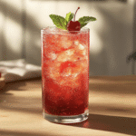 Cherry Vanilla Vodka Fizz