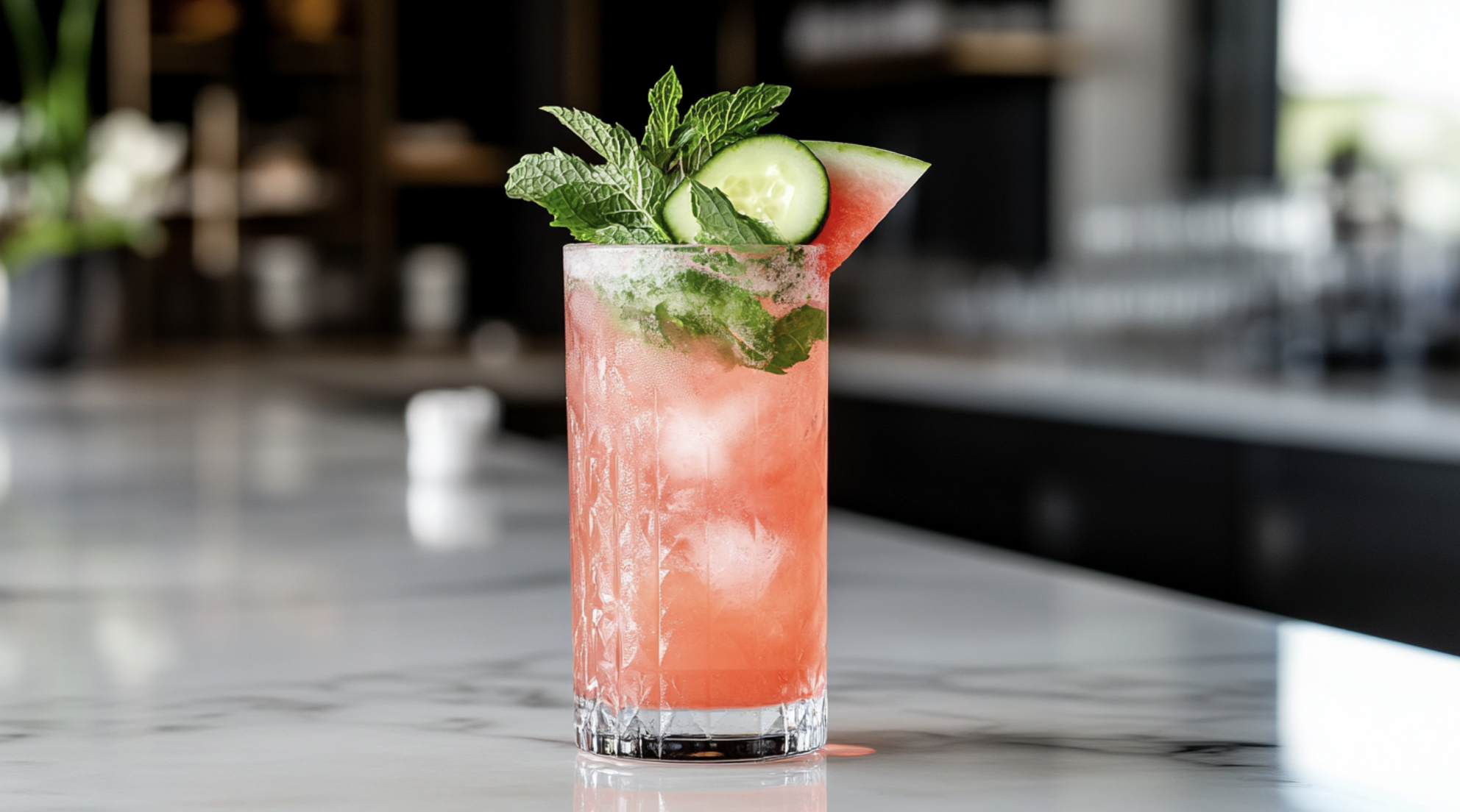 Cucumber Watermelon Mojito