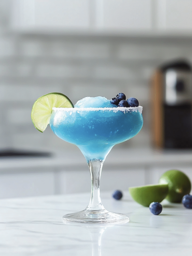 Frozen Blueberry Lime Margarita