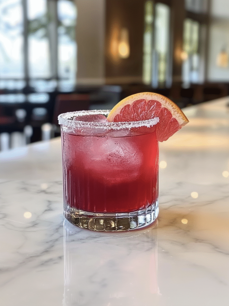 20 Romantic Tequila Cocktails for Valentine’s Day 5 Hibiscus Paloma