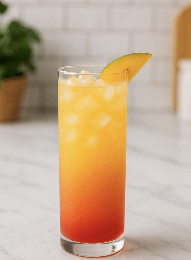 Mango Sunset Cocktail