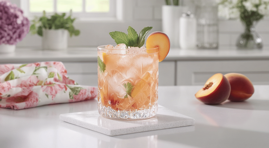 Peach Ginger Mojito