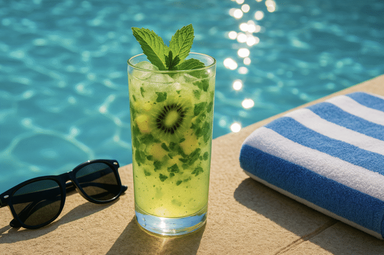 Pineapple Kiwi Mojito