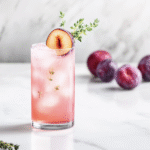 Plum and Thyme Fizz