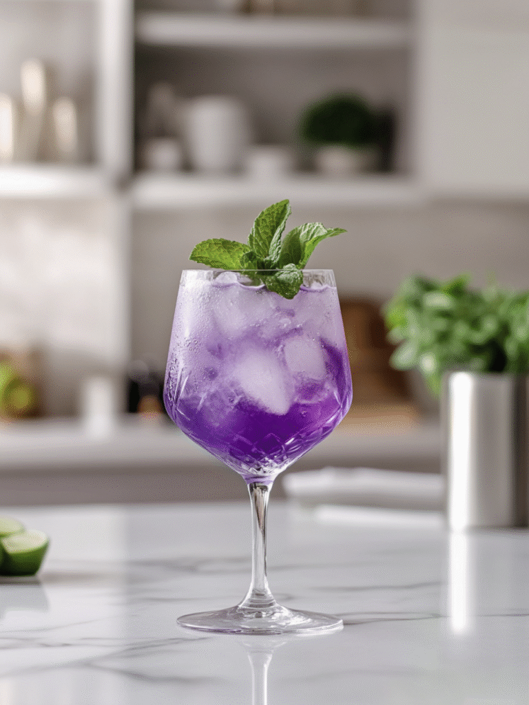 Purple Gin & Tonic