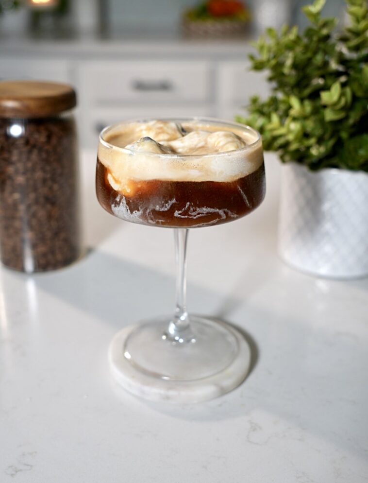 Salted Caramel Pretzel Affogato