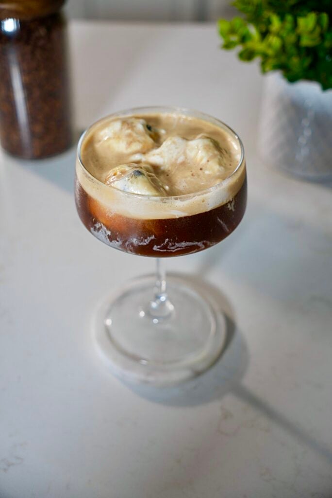Salted Caramel Pretzel Affogato