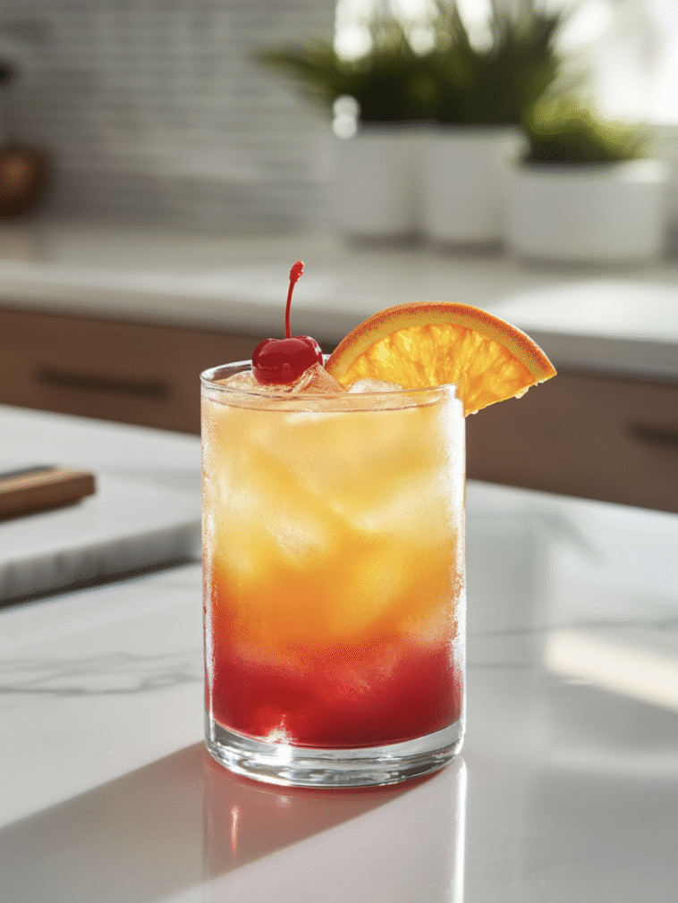 Soju Sunrise Cocktail