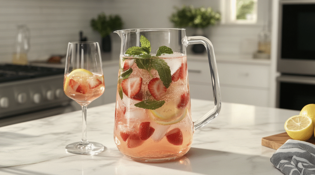 Strawberry Mint Sangria