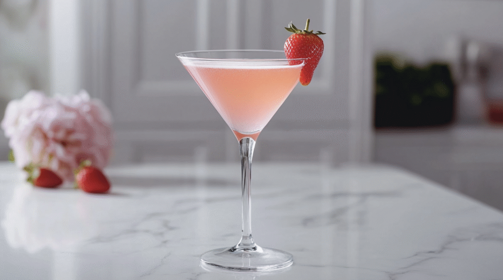Strawberry Rose Martini