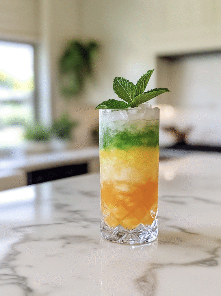 Tropical Swizzle Cocktail