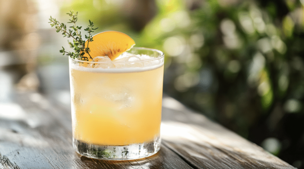 Apricot Honey Gin Sour