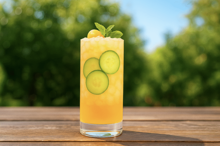 Cucumber Melon Gin Spritzer