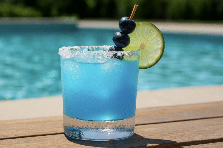 Frozen Blue Moscato Margarita