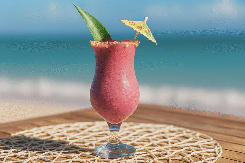 Frozen Dragon Fruit Piña Colada