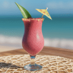 Frozen Dragon Fruit Piña Colada