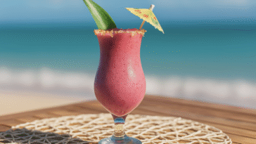 Frozen Dragon Fruit Piña Colada