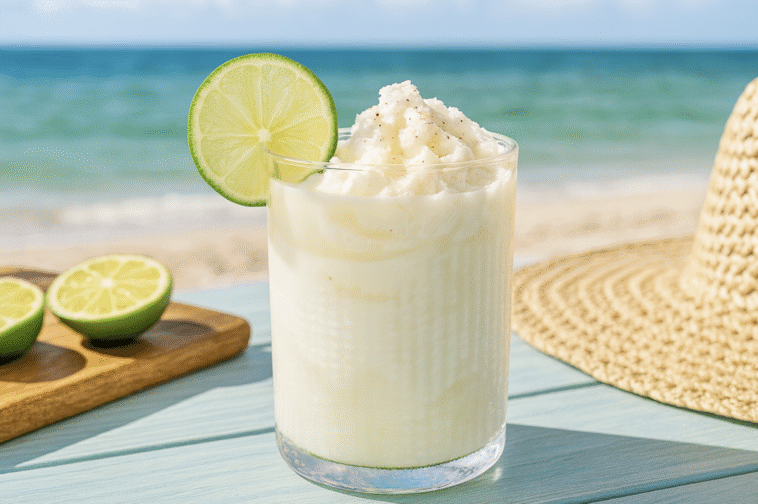 Frozen Spiked Coconut Lemonade