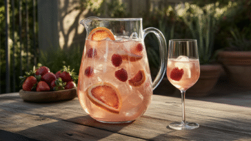 Grapefruit Berry Rosé Sangria