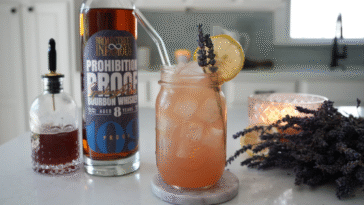 Honey Bourbon Lavender Lemonade