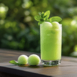 Honeydew MInt Vodka Splash