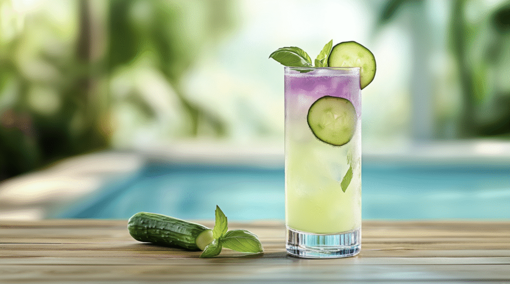 Lemongrass Cucumber Collins