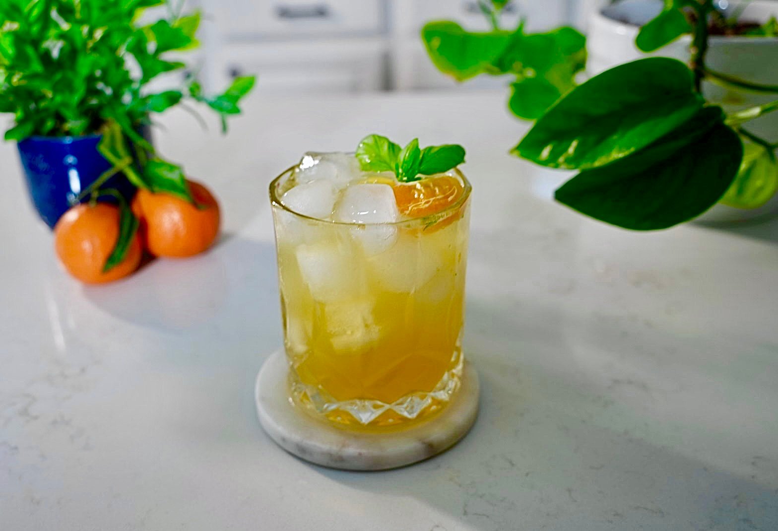 Mandarin Basil Smash