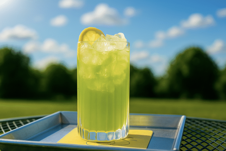 Matcha Whiskey Highball