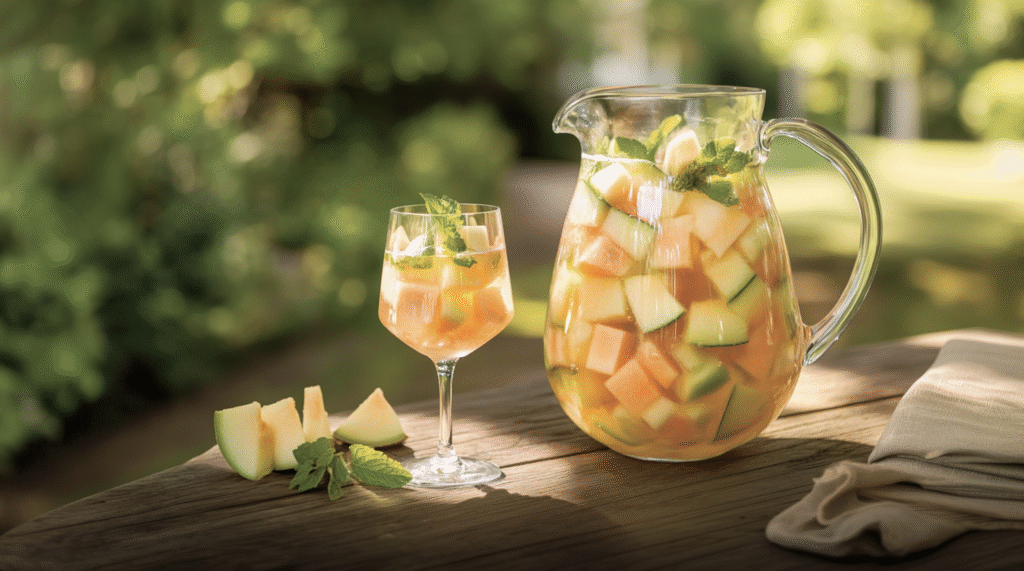 Melon Mint Sangria