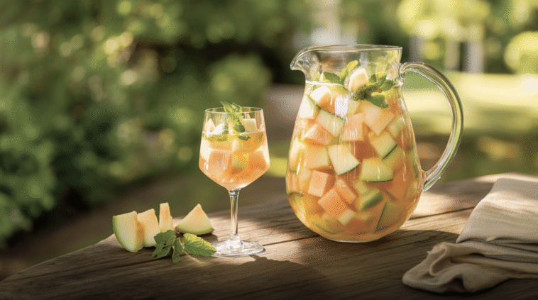 Melon Mint Sangria