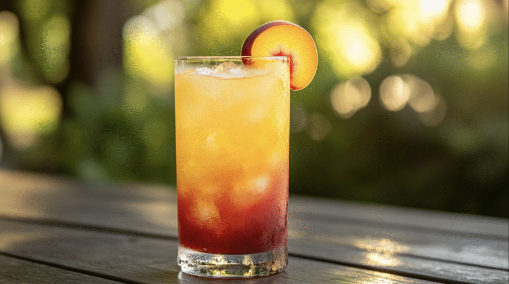 Peachy Rum Sunset