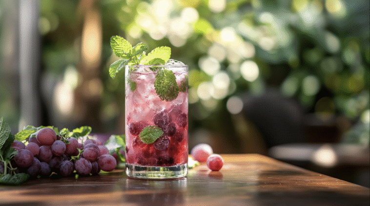 Red Grape Mojito