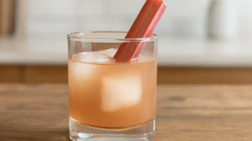 Rhubarb Bourbon Sour