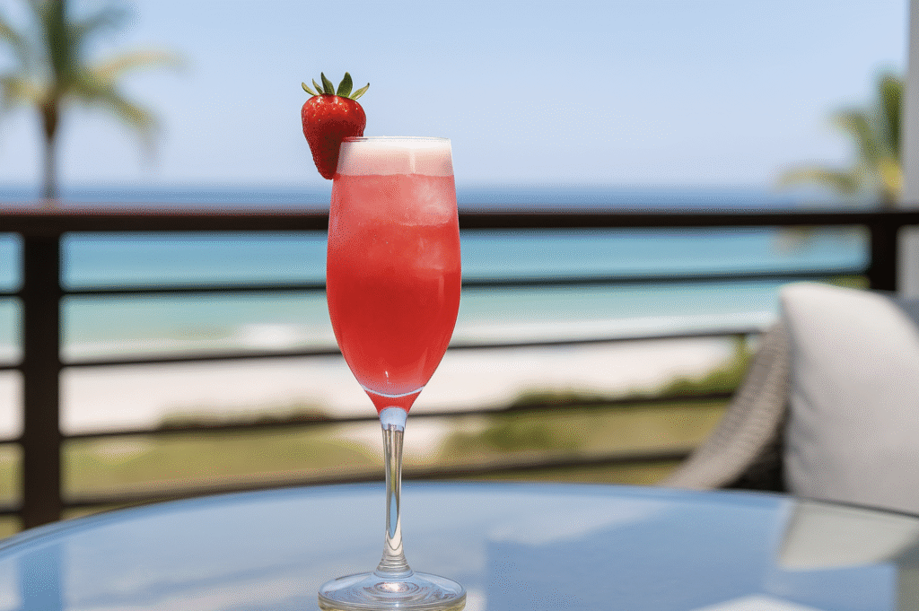 Strawberry Champagne Fizz