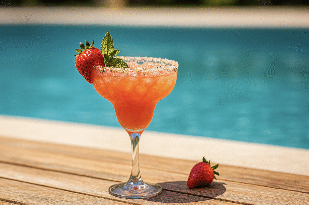 Top 30 Strawberry Cocktails to Try 7 Strawberry Champagne Margarita