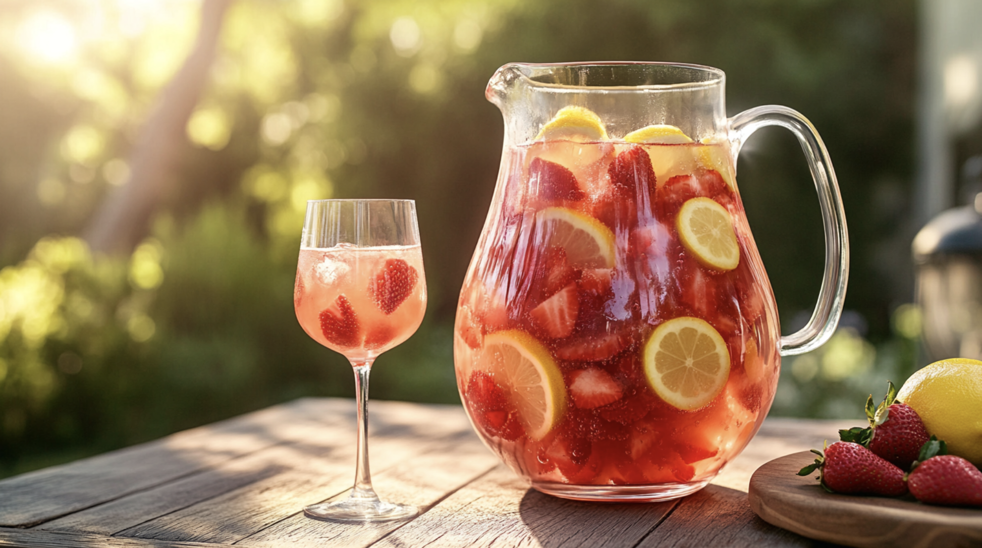 Strawberry Lemonade Sangria