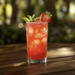 Strawberry Mango Bourbon Smash
