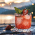 Strawberry Whiskey Limeade
