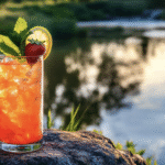 Whiskey Strawberry Lemonade