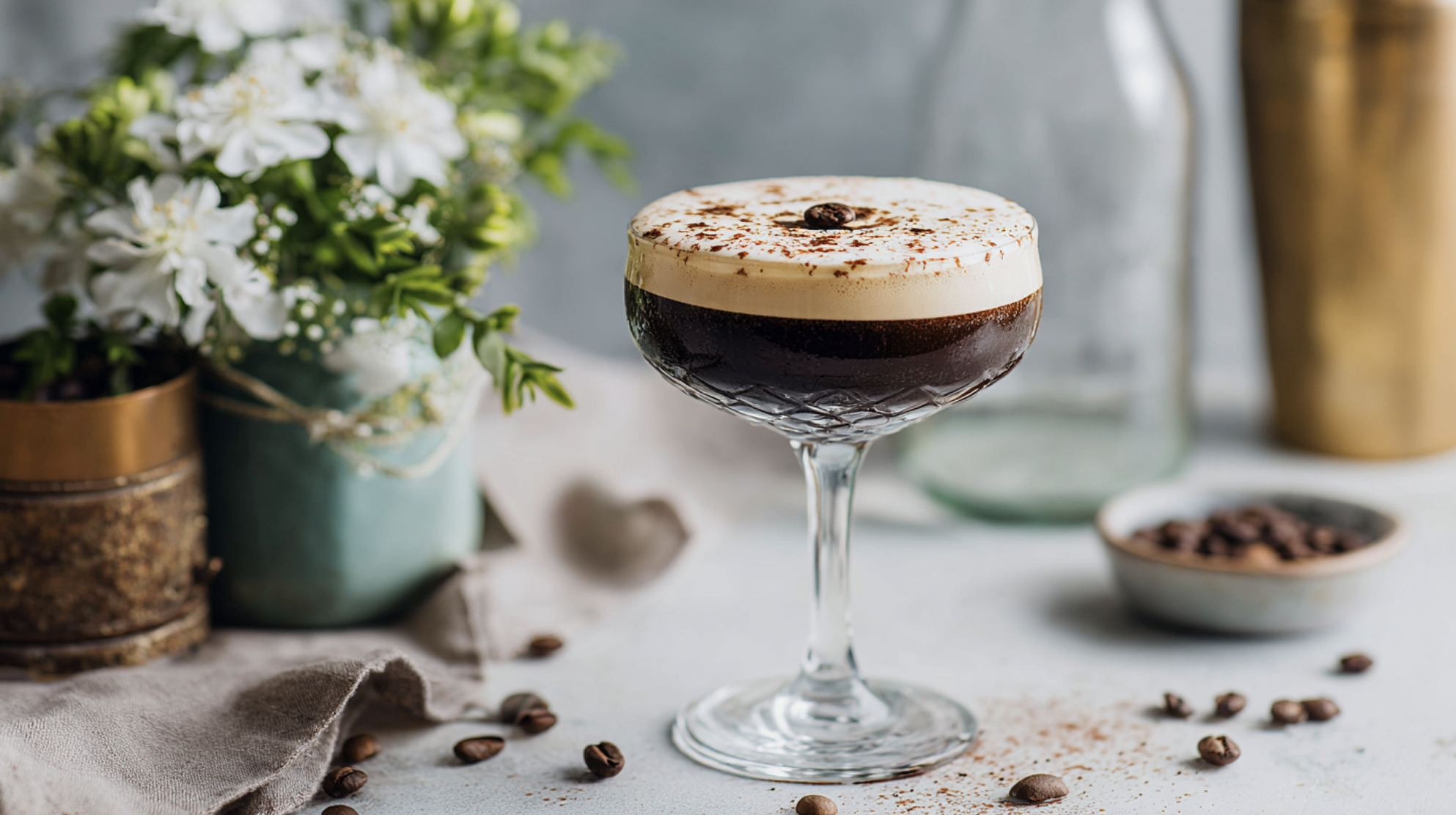 Banana & Black Sesame Espresso Rumtini