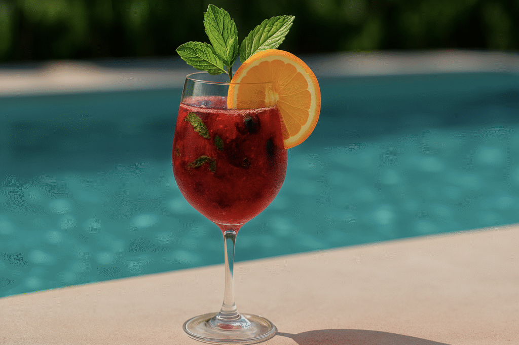 Blueberry Aperol Spritz