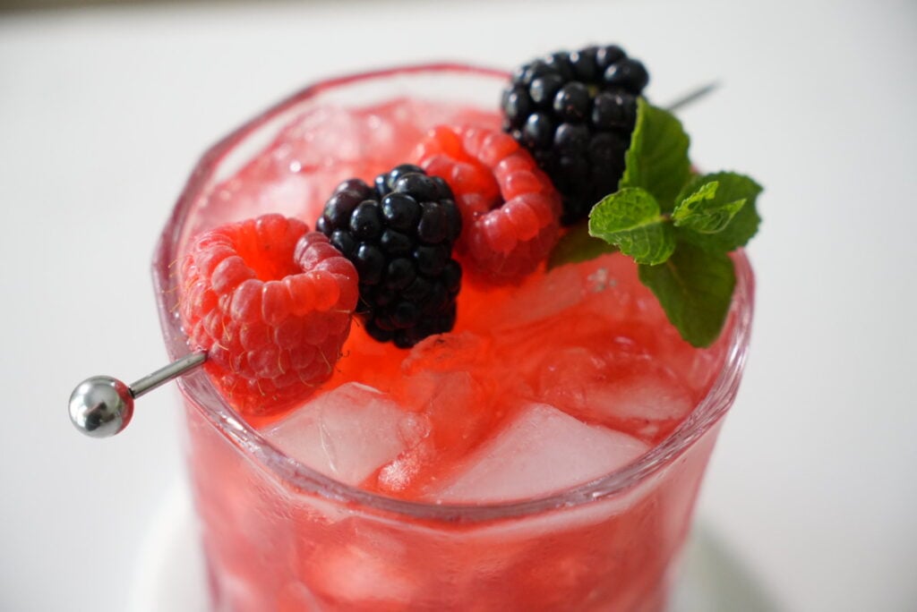 Berry Bourbon Smash
