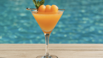 Cantaloupe Melon Martini